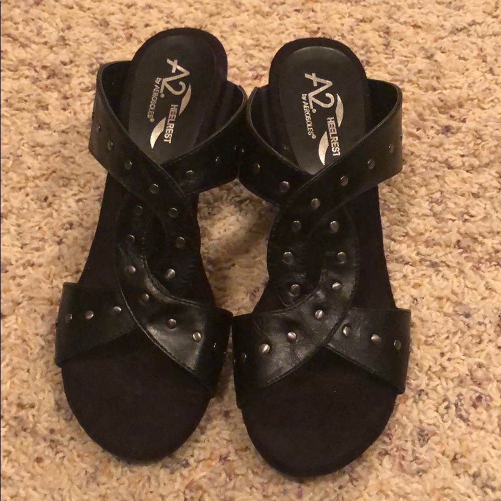 Aerosoles black heels